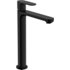 Hansgrohe Rebris S Mitigeur lavabo highriser 1 trou 240 coolstart avec bonde ecosmart+ 4 l/min mat noir SW796564