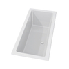 Riho Rethink Cubic baignoire à encastrer - 180x90cm - acrylique - blanc brillant SW547844