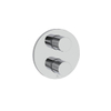 Crosswater Crossbox Lazo douchekraan - geschikt voor 1 functie - thermostatisch - hoogglans chroom SW956216