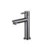 Fortifura Calvi Fonteinkraan - 15.4cm - opbouw - 1gats - PVD - geborsteld gunmetal (antraciet) SW696239
