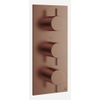 Crosswater MPRO 2 Mitigeur de douche - thermostatique - 3 boutons - vertical - bronze brossé SW928219