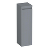 BRAUER Joy Wavy Armoire haute - 120x35x35cm - 1 porte - ouverture à gauche - sans poignée - gris mat SW1201298