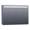 Saniclass 2.0 spiegelkast 100x70x15cm verlichting geintegreerd rechthoek 2 draaideuren Hoogglans Grijs MDF SW371641 Saniclass 2.0 spiegelkast 100x70x15cm verlichting geintegreerd rechthoek 2 draaideuren Hoogglans Grijs MDF SW371641