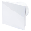 Sanivesk Design ventilateur - Ø12.5 - Minuterie - Sur interrupteur (lumière) - Carré - Blanc SW1212654