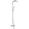 Hansgrohe Crometta e 240 - 1jet - showerpipe - met bad - thermostaat - hoogglans chroom SW73206