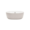 Crosswater Pearl Vasque à poser - 45x35x15,8cm - sans trou de robinetterie - céramique - blanc mat SW487158