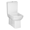 Creavit Lara Staande Toilet - onderpot - bidet sproeier - muur/onderuitgang - wit SW1183117