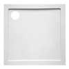 GO by Van Marcke Helion receveur de douche composite synthétique 80x80x3.5cm carré évacuation D90mm blanc SW289832