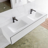 MONDIAZ LAGOM 150cm badmeubel solid surface urban 2 lades Wastafel cloud dubbel 2 kraangaten SW409223 MONDIAZ LAGOM 150cm badmeubel solid surface urban 2 lades Wastafel cloud dubbel 2 kraangaten SW409223