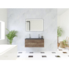 HR Matrix ensemble meuble de salle de bain 3d 100cm 1 tiroir sans poignée avec bandeau couleur charleston avec vasque djazz 2 trous de robinetterie noir mat SW857078