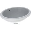 Geberit Variform lavabo sous plan ovale 42cm avec trop-plein tect blanc SW422152