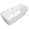 Villeroy & Boch Squaro edge 12 Baignoire îlot 180x80cm rectangulaire quaryl avec panneau et vidage/trop plein Blanc 0942250 Villeroy & Boch Squaro edge 12 Baignoire îlot 180x80cm rectangulaire quaryl avec panneau et vidage/trop plein Blanc 0942250