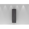 H&R badmeubelen Juice Hoge Kast - 40x35x130cm - met ronde hoeken - 1 deur - linksdraaiend - wenge SW875385