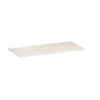 INK Topdeck Wastafelblad - 100x45x1cm - tbv onderkast - zonder uitsparing - Keramiek - Calacatta mat SW693061