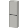 Duravit Ketho.2 Armoire mi-haute 40x24x132cm 2 portes pivotant à gauche Panneau de particules Gris béton Mat SW772086