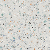 ÉCHANTILLON Terravito Hovano carreau mural et de sol - 60x60cm - 10mm - Carré - rectifié - Terrazzo - Blanc mat SW735584
