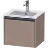 Duravit Ketho.2 meuble sous-lavabo 51x42x44cm adapté pour 1 vasque Panneau de particules Lin Lin Mat SW771950