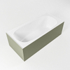 Mondiaz freeze Baignoire îlot 180x85cm Couleur Army mat Couleur intérieure Blanc SW491460 Mondiaz freeze Baignoire îlot 180x85cm Couleur Army mat Couleur intérieure Blanc SW491460