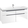 Villeroy & boch Subway 2.0 wastafelonderkast 128.7x59x44.9cm Wit mat 1025039 Villeroy & boch Subway 2.0 wastafelonderkast 128.7x59x44.9cm Wit mat 1025039