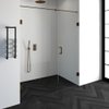 Saniclass Create douchedeur 170x200cm 2-delig profielloos met antikalk en 8mm veiligheidsglas koper SW486603 Saniclass Create douchedeur 170x200cm 2-delig profielloos met antikalk en 8mm veiligheidsglas koper SW486603