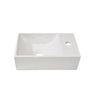Best Design Wonder lave-mains 29x18x9,5cm 1 trou de robinet à droite céramique blanc SW27970