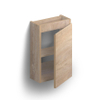 Clou InBe Meuble sous-lavabo pour lavabo - 36x55x18cm - droit - chêne grec SW812085