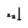 Hotbath Ace Badmengkraan - Badrandcombinatie - éénhendel - 2-weg omstel - handdouche - PVD - zwart geborsteld SW1117748