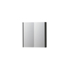 INK SPK2 armoire de toilette – 70 x 74 x 14 cm – 2 portes, portes-miroir double face – Anthracite mat SW353341