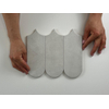 SAMPLE Terravito Evarno wandtegel - 8x21.5cm - Pearl mat (grijs) SW1130602