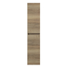 H&R Badmeubelen Hoge Kast - 35x35x170cm - 2 deuren - linksdraaiend - greeploos - natuur eiken SW232820