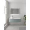Bruynzeel Giro badmeubelset 49x120x46cm 1 wasbak 1 lade met spiegel met softclose composite fjord groen SW384278 Bruynzeel Giro badmeubelset 49x120x46cm 1 wasbak 1 lade met spiegel met softclose composite fjord groen SW384278