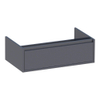 Saniclass New Future Thin onderkast 80.2x25x45.5cm met softclose 0 deuren 1 lade Grijs hoogglans SW86439 Saniclass New Future Thin onderkast 80.2x25x45.5cm met softclose 0 deuren 1 lade Grijs hoogglans SW86439