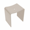 Wiesbaden Zita kruk - 40x30x42.5cm - solid surface - beige SW1576264