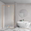 Aqua Vista Oria Linea nisdeur - 120x200cm - incl. montageset - Geborsteld koper SW1244182