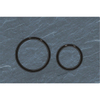 Geberit Sigma50 bedieningsplaat - 2-toets spoeling - rond - zwart chroom/Mustang lei - dualflush - mustang leisteen (grijs) SW420197