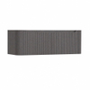 H&R Badmeubelen Juice Wastafelonderkast - 120x45x40cm - afgeronde hoeken - 3D-front - 2 lades - geïntegreerde greep - wenge SW1259313
