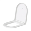 Duravit Me by starck WC-zitting - 43.8x37.4x4cm - compact - softclose - quickrelease - hygieneglaze - zijdemat wit SW1204381