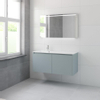 Bruynzeel Matera badmeubelset 56.5x120x50cm 1 kraangat 1 wasbak 4 lades met spiegel met softclose composite fjord groen SW384430 Bruynzeel Matera badmeubelset 56.5x120x50cm 1 kraangat 1 wasbak 4 lades met spiegel met softclose composite fjord groen SW384430