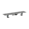 Hansgrohe RainDrain Compact Caniveau de douche - 80cm - installation standard - brushed stainless steel SW1590327