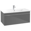 Villeroy en boch Venticello wastafelonderkast 95.3x42 cm 1x lade glossy grey GA52920 Villeroy en boch Venticello wastafelonderkast 95.3x42 cm 1x lade glossy grey GA52920