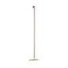 Fortifura Galeria Vloerwisser - 125cm - inclusief houder - geborsteld messing (goud) SW1482343