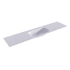 Mondiaz BIG small Cale solid surface inbouw wastafel 200cm midden SW436030 Mondiaz BIG small Cale solid surface inbouw wastafel 200cm midden SW436030