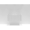 H&R badmeubelen Juice Wastafelonderkast - 100x45x40cm - afgeronde hoeken - 3D-front - 1 lade - geïntegreerde greep - wit hoogglans SW867622