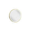 Crosswater Infinity Spiegel - met verlichting - rond - 50cm - geborsteld messing (goud) SW1026395