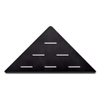 LoooX Corner Shelf hoekplanchet 30x22cm geschikt voor in doucheruimte matzwart SW106131 LoooX Corner Shelf hoekplanchet 30x22cm geschikt voor in doucheruimte matzwart SW106131