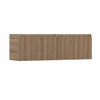 HR Badmeubelen wastafelkast 3D-front small verticaal-2 laden - greeploos met greeplijst in kleur - 140x45x45cm - charleston SW1309287
