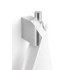 Zack Atore patère 2x5,8x5,5cm acier inoxydable mat SW538581