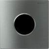 Geberit Type10 urinioir bedieningsplaat - 230V- ronde knop - geborsteld rvs/gepolijst rvs/easy-to-clean - geborsteld rvs GA11037
