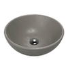 Thebalux Beton Round 2 Vasque - 43x43cm - ronde - béton gris foncé SW839586