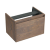 Forzalaqua Reno 2.0 Meuble sous-lavabo 59,5x39,5x40cm avec 1 tiroir sans poignée softclose Chêne massif Havanna SW492405